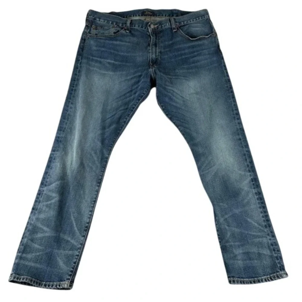 Polo Ralph‎ Lauren Sullivan Slim Jeans Men Tag 38x30 (Actual 39x30) Blue Denim